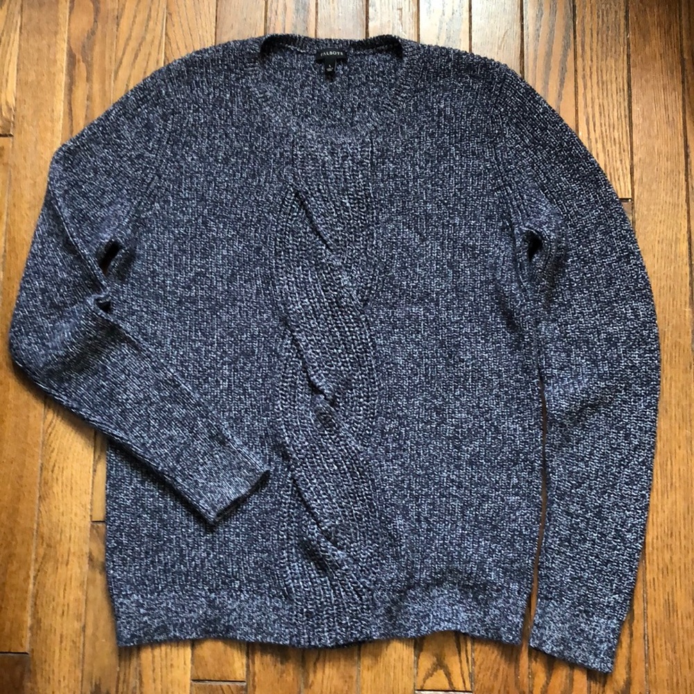 EUC Talbots cable knit cotton sweater